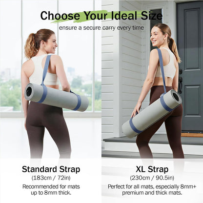 Slim Panda Yoga Mat Straps for Carrying, Adjustable Yoga Mat Carrier Sling Fits All Mats(Mat Not Included)