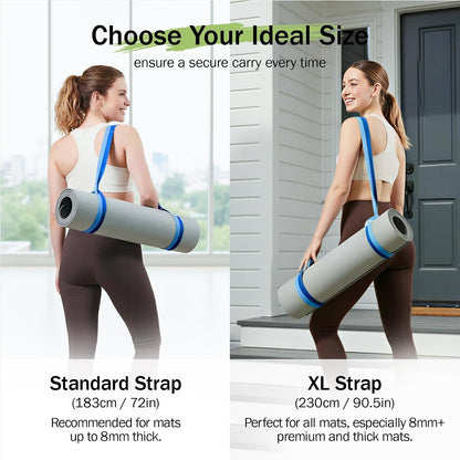 Slim Panda Yoga Mat Straps for Carrying, Adjustable Yoga Mat Carrier Sling Fits All Mats(Mat Not Included)
