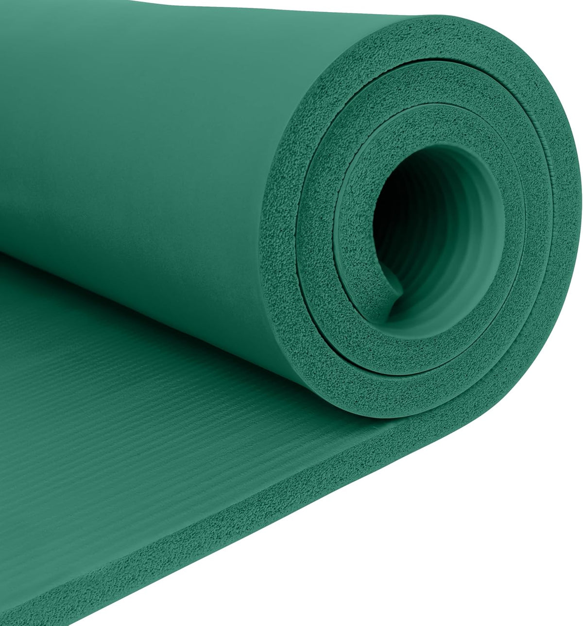 Solana Yoga Mat 1" Thick w/Nylon Strap for Men & Women - Non Slip Exercise Mat for Home Yoga, Pilates, Stretching, Floor & Fitness Workouts