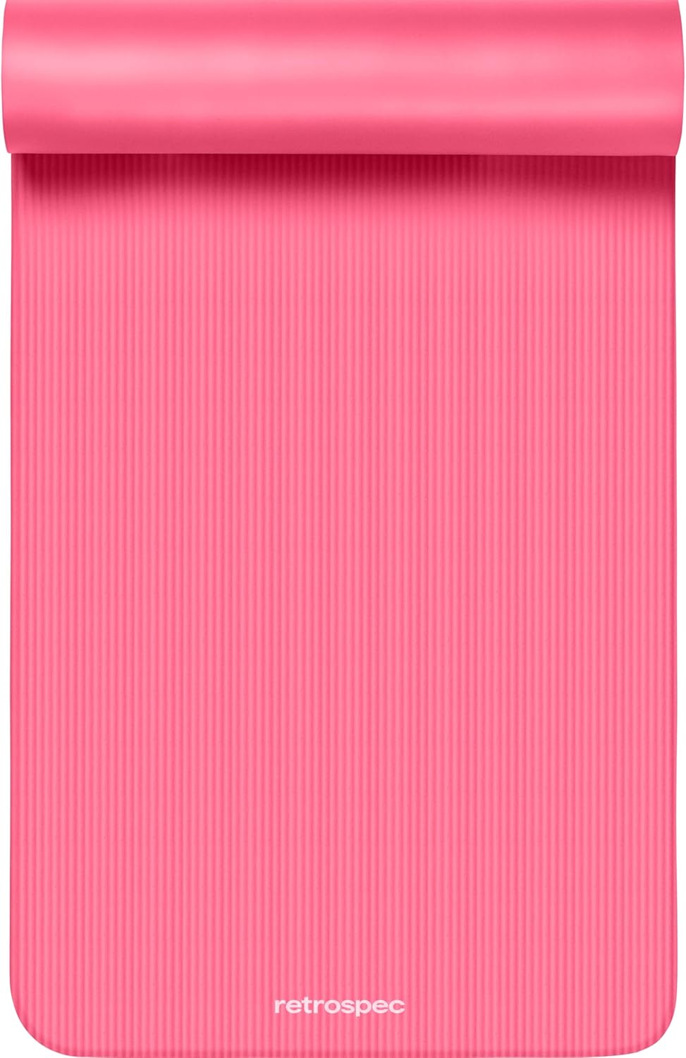 Solana Yoga Mat 1" Thick w/Nylon Strap for Men & Women - Non Slip Exercise Mat for Home Yoga, Pilates, Stretching, Floor & Fitness Workouts