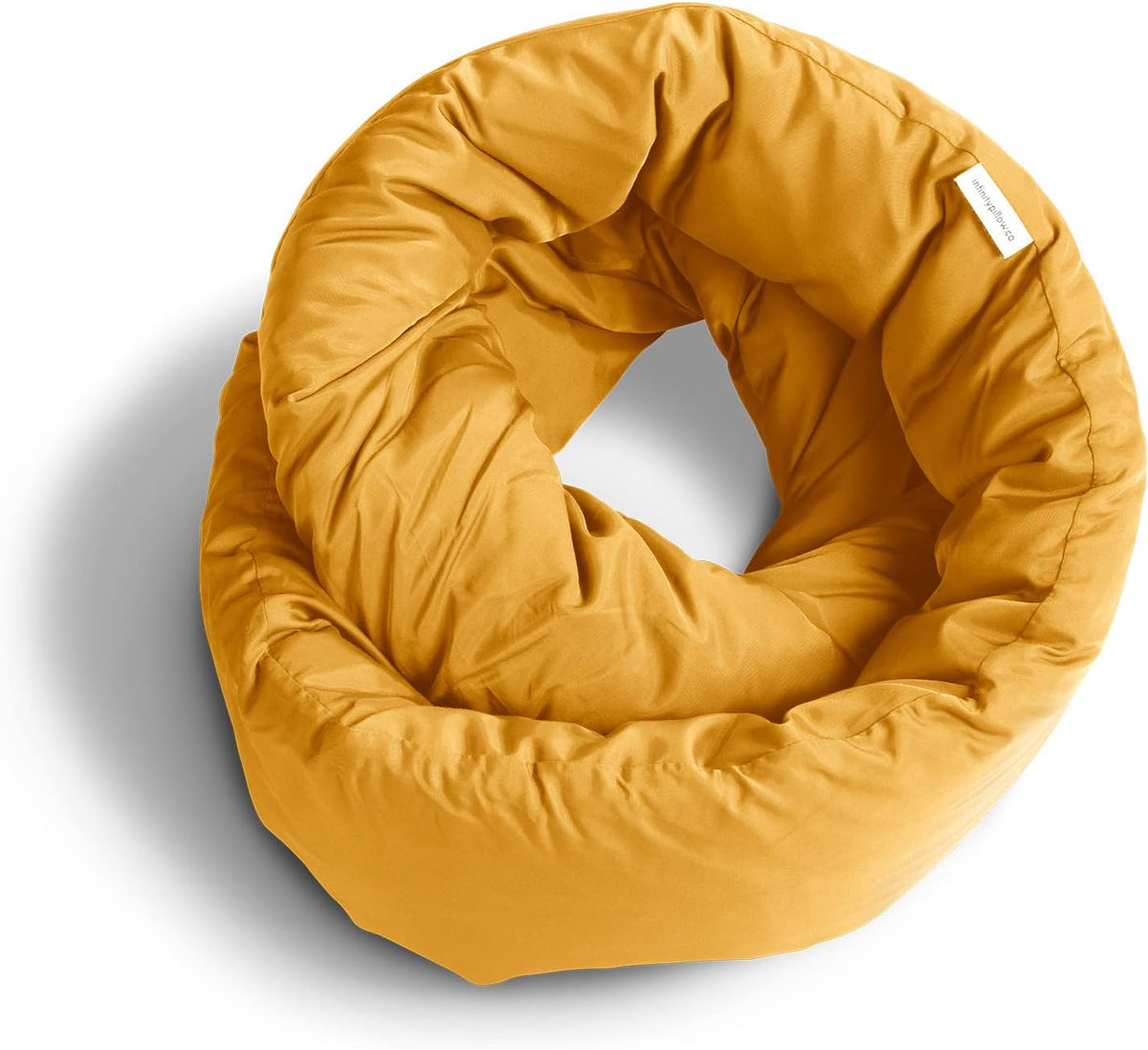 Huzi Infinity Pillow - Home Travel Soft Neck Scarf Support Sleep (Terracotta)