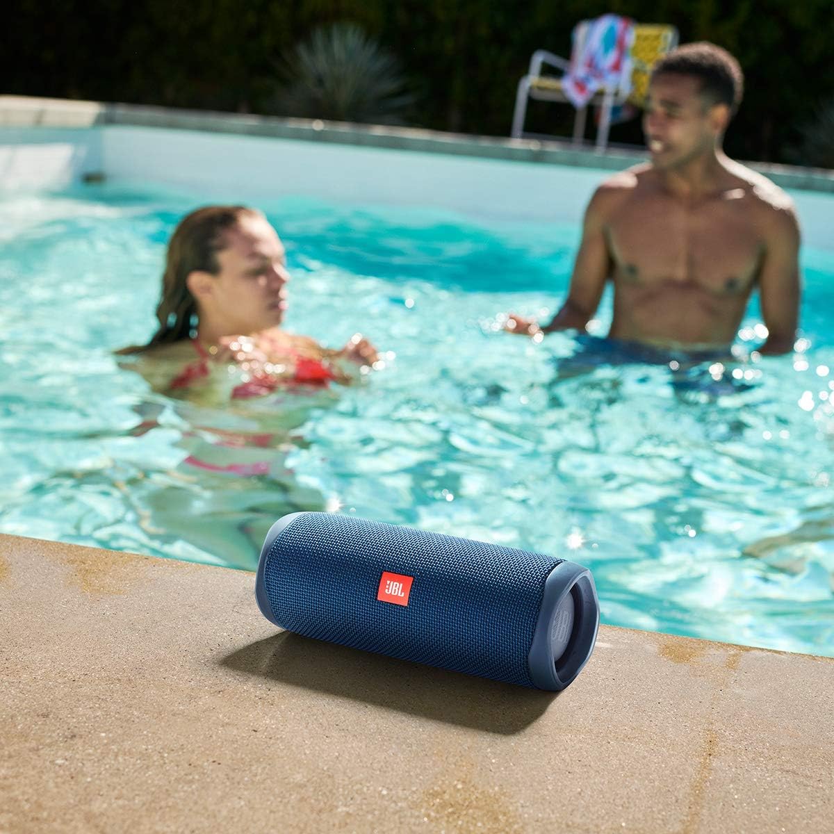 FLIP 5, Waterproof Portable Bluetooth Speaker, Black, Small