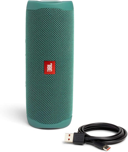 FLIP 5, Waterproof Portable Bluetooth Speaker, Black, Small