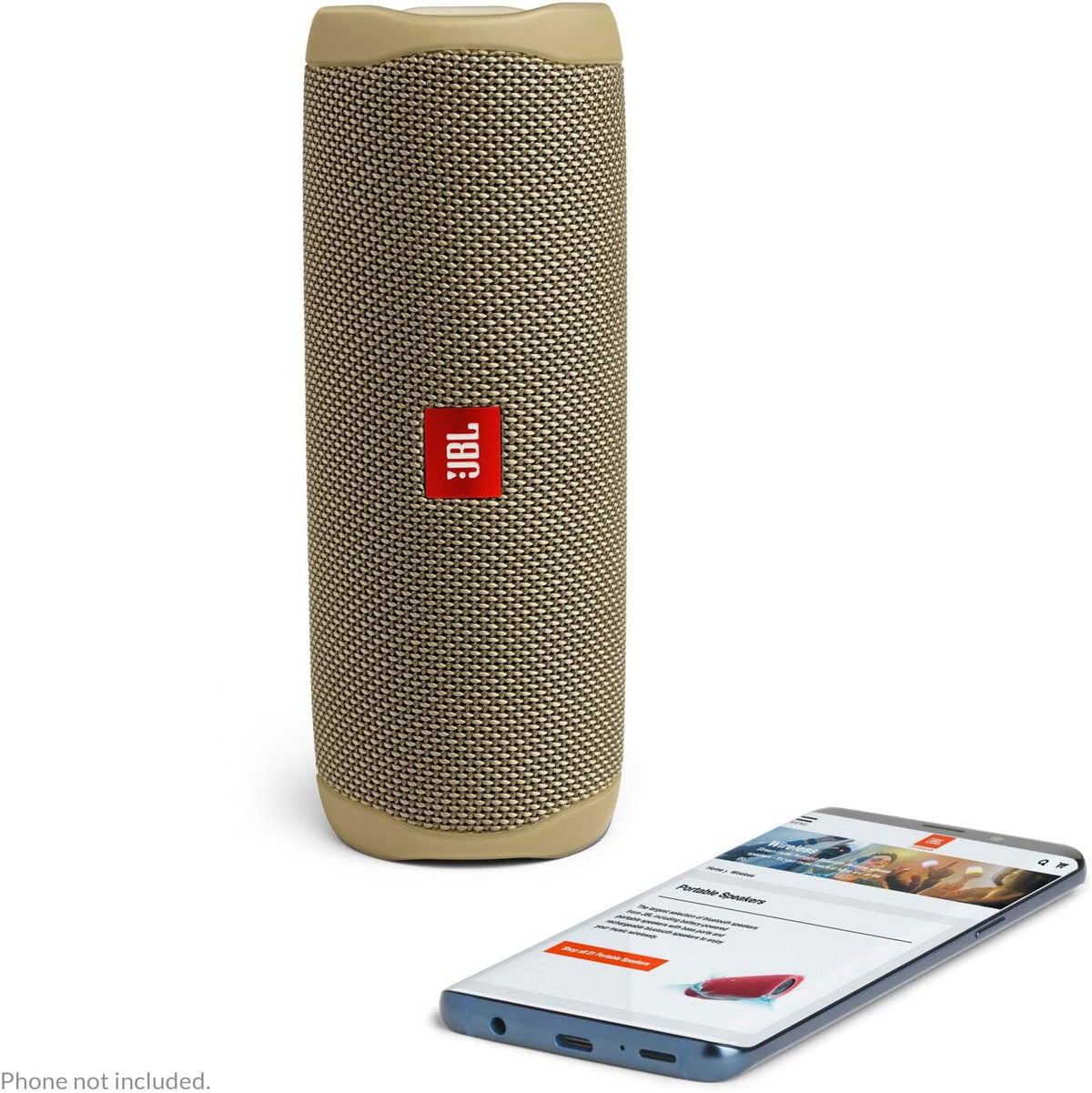 FLIP 5, Waterproof Portable Bluetooth Speaker, Black, Small