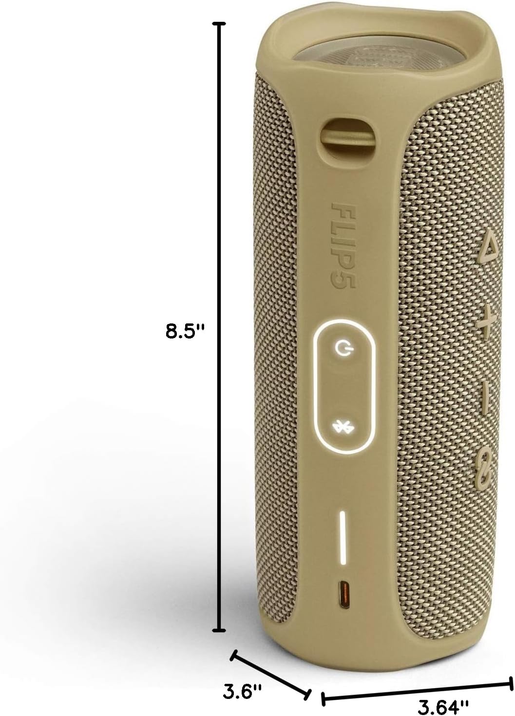 FLIP 5, Waterproof Portable Bluetooth Speaker, Black, Small