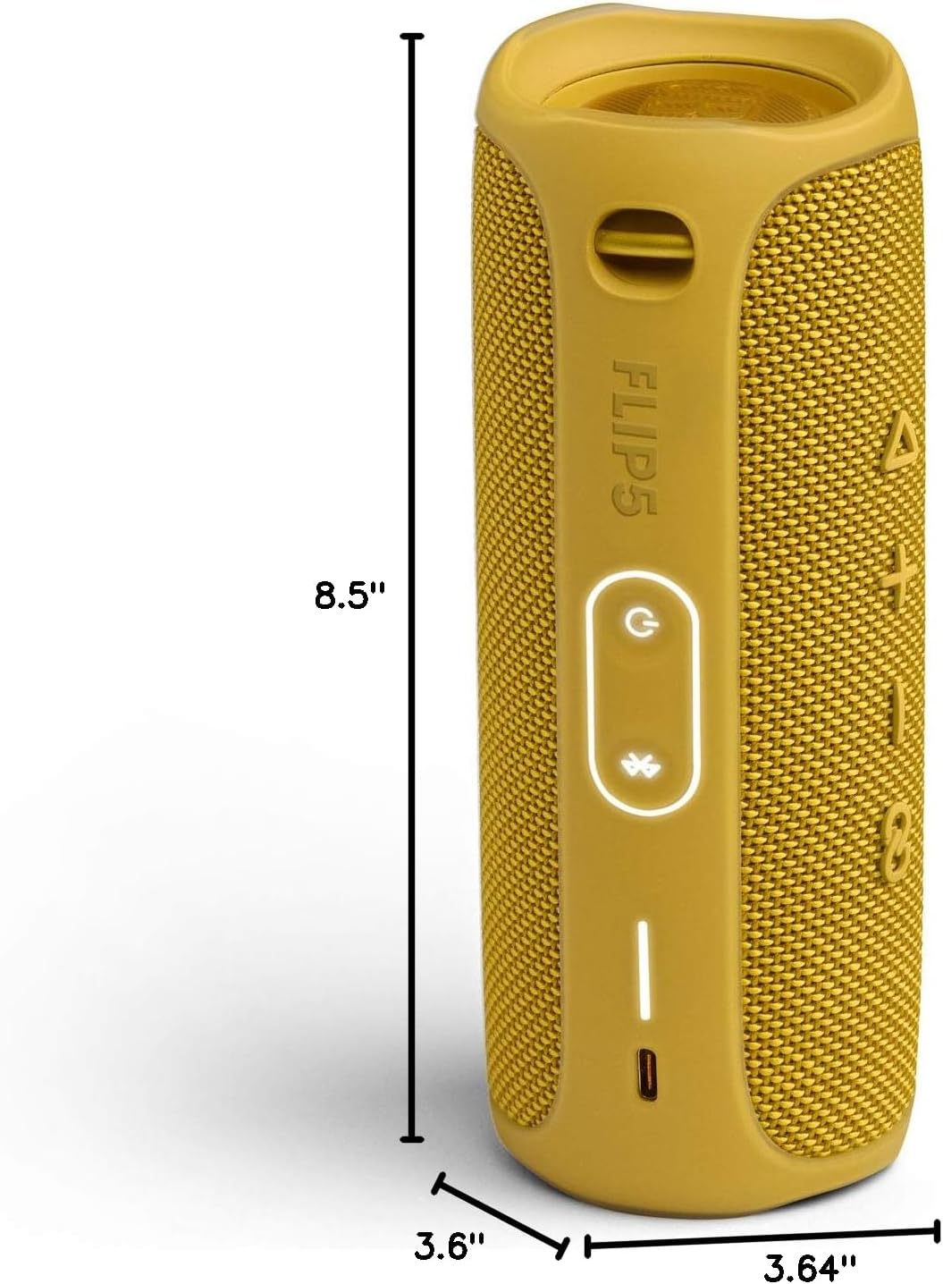 FLIP 5, Waterproof Portable Bluetooth Speaker, Black, Small