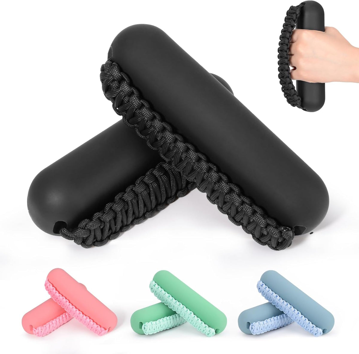 Hand Weights Set for Women Men, Soft Dumbbells of 2 (1lb, 2lbs or 3lbs), Walking Weight with Hand Strap for Aerobics, Jogging, Running