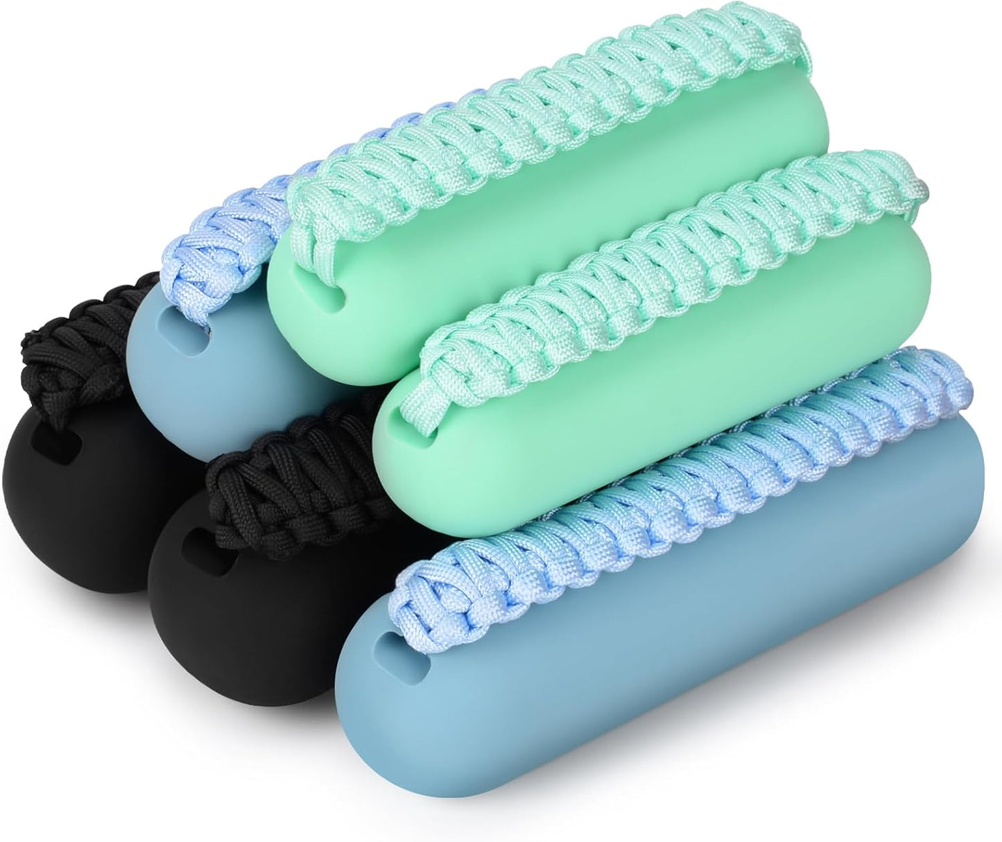 Hand Weights Set for Women Men, Soft Dumbbells of 2 (1lb, 2lbs or 3lbs), Walking Weight with Hand Strap for Aerobics, Jogging, Running
