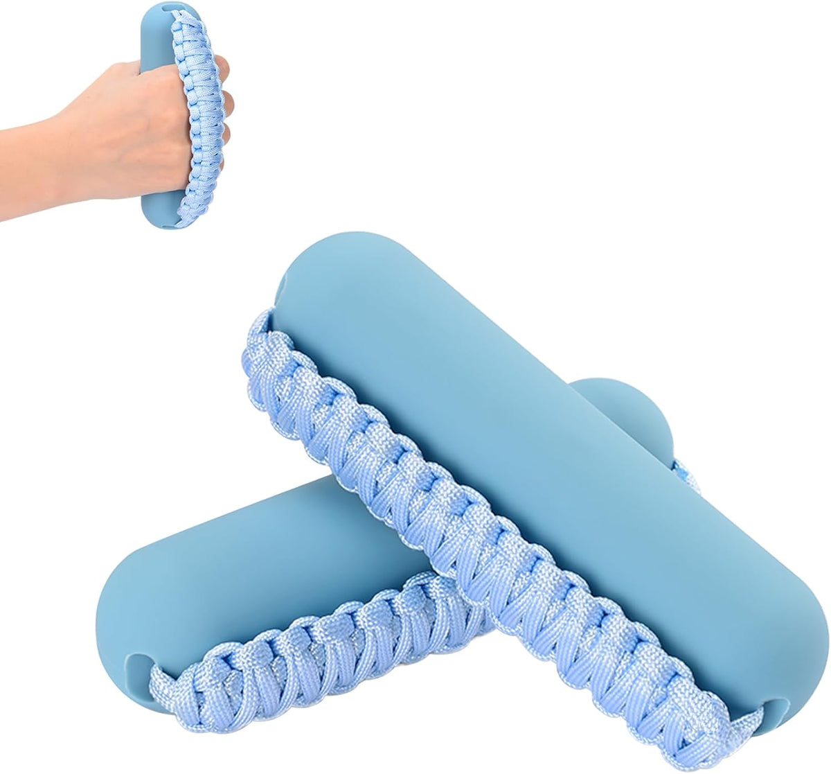 Hand Weights Set for Women Men, Soft Dumbbells of 2 (1lb, 2lbs or 3lbs), Walking Weight with Hand Strap for Aerobics, Jogging, Running