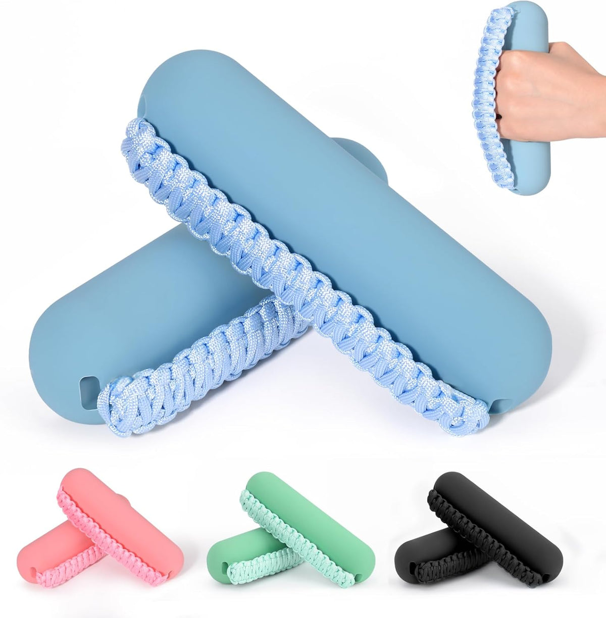 Hand Weights Set for Women Men, Soft Dumbbells of 2 (1lb, 2lbs or 3lbs), Walking Weight with Hand Strap for Aerobics, Jogging, Running