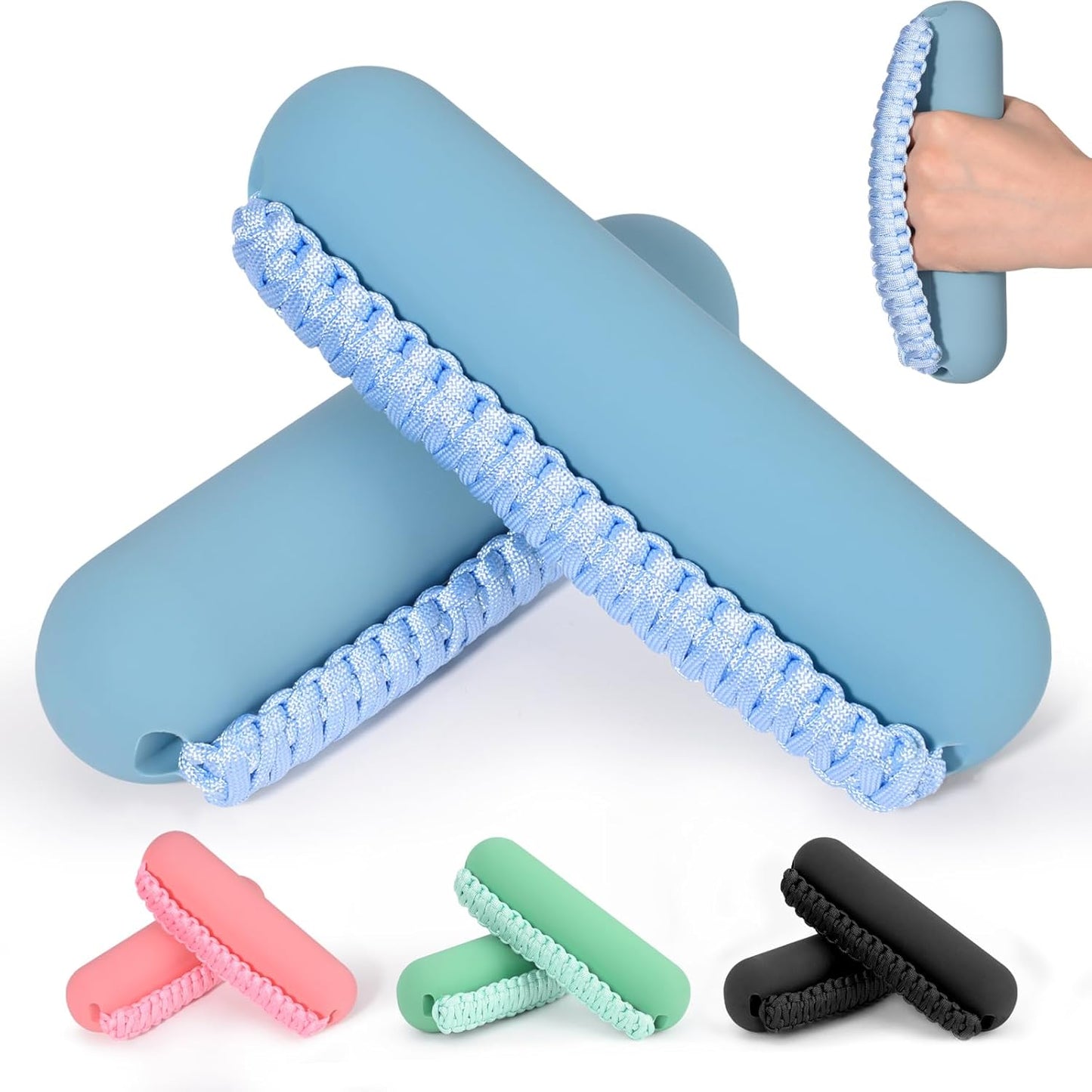 Hand Weights Set for Women Men, Soft Dumbbells of 2 (1lb, 2lbs or 3lbs), Walking Weight with Hand Strap for Aerobics, Jogging, Running