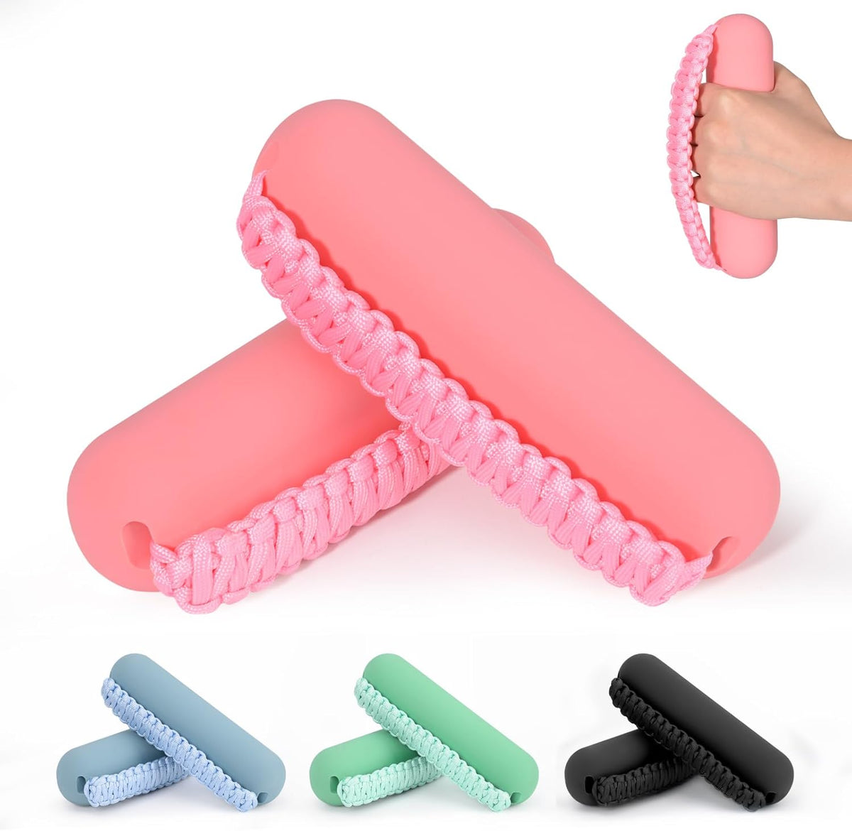 Hand Weights Set for Women Men, Soft Dumbbells of 2 (1lb, 2lbs or 3lbs), Walking Weight with Hand Strap for Aerobics, Jogging, Running