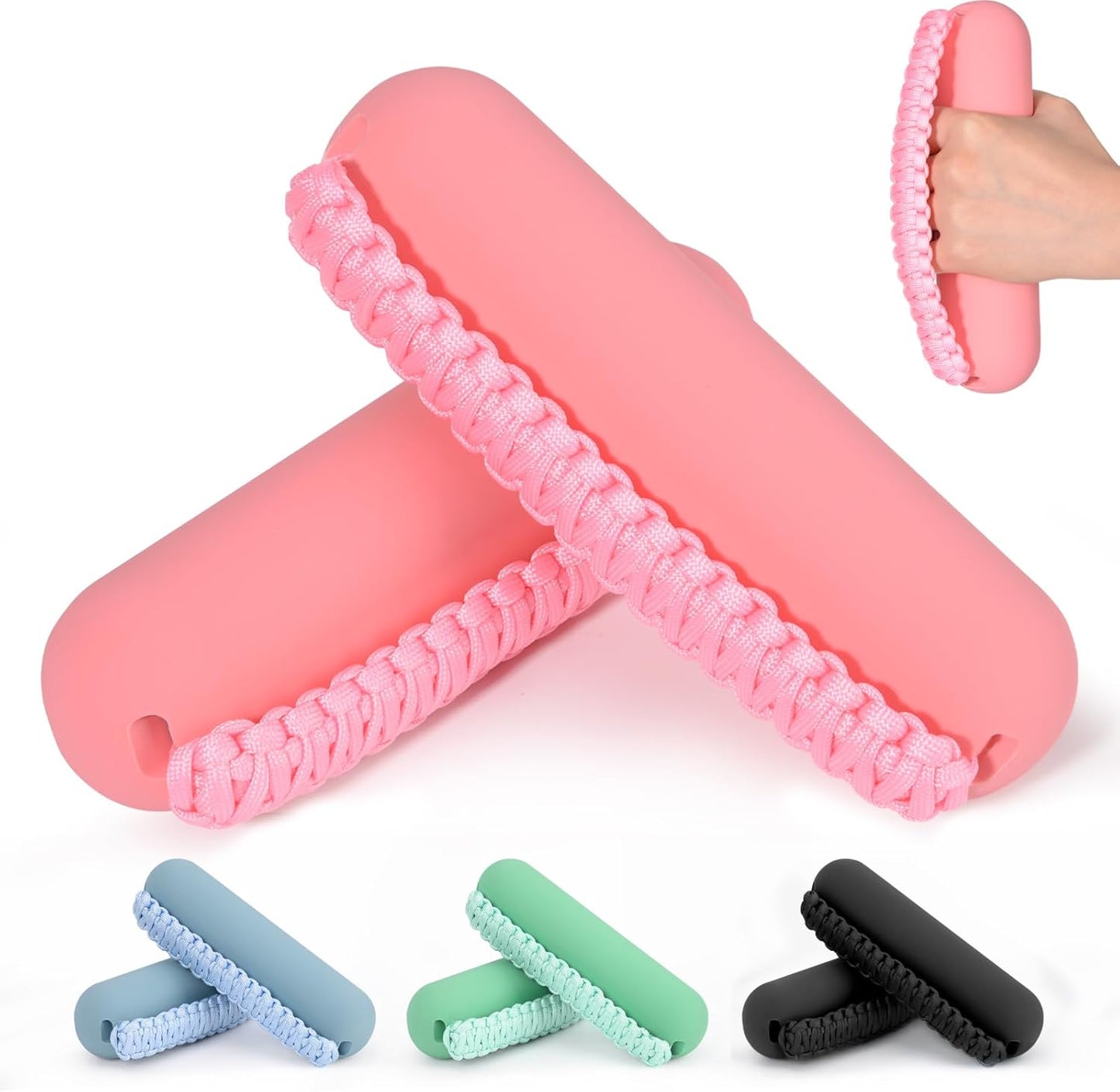Hand Weights Set for Women Men, Soft Dumbbells of 2 (1lb, 2lbs or 3lbs), Walking Weight with Hand Strap for Aerobics, Jogging, Running