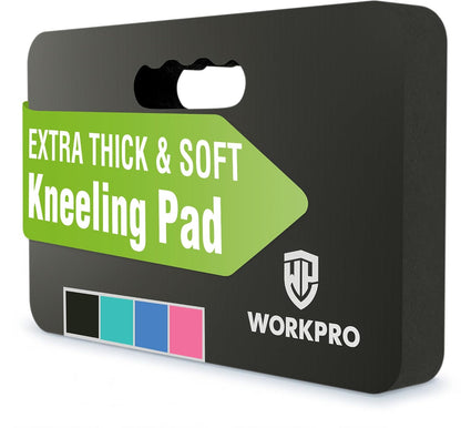 Extra Thick Kneeling Pad, 2 Pack, 17.5 x 11 x 1.5 in, Black | Soft NBR Foam Cushioning for Knee, Large Foam Kneeler Mat, For Gardening, Bathing Baby, Exercise, Workout Supplies