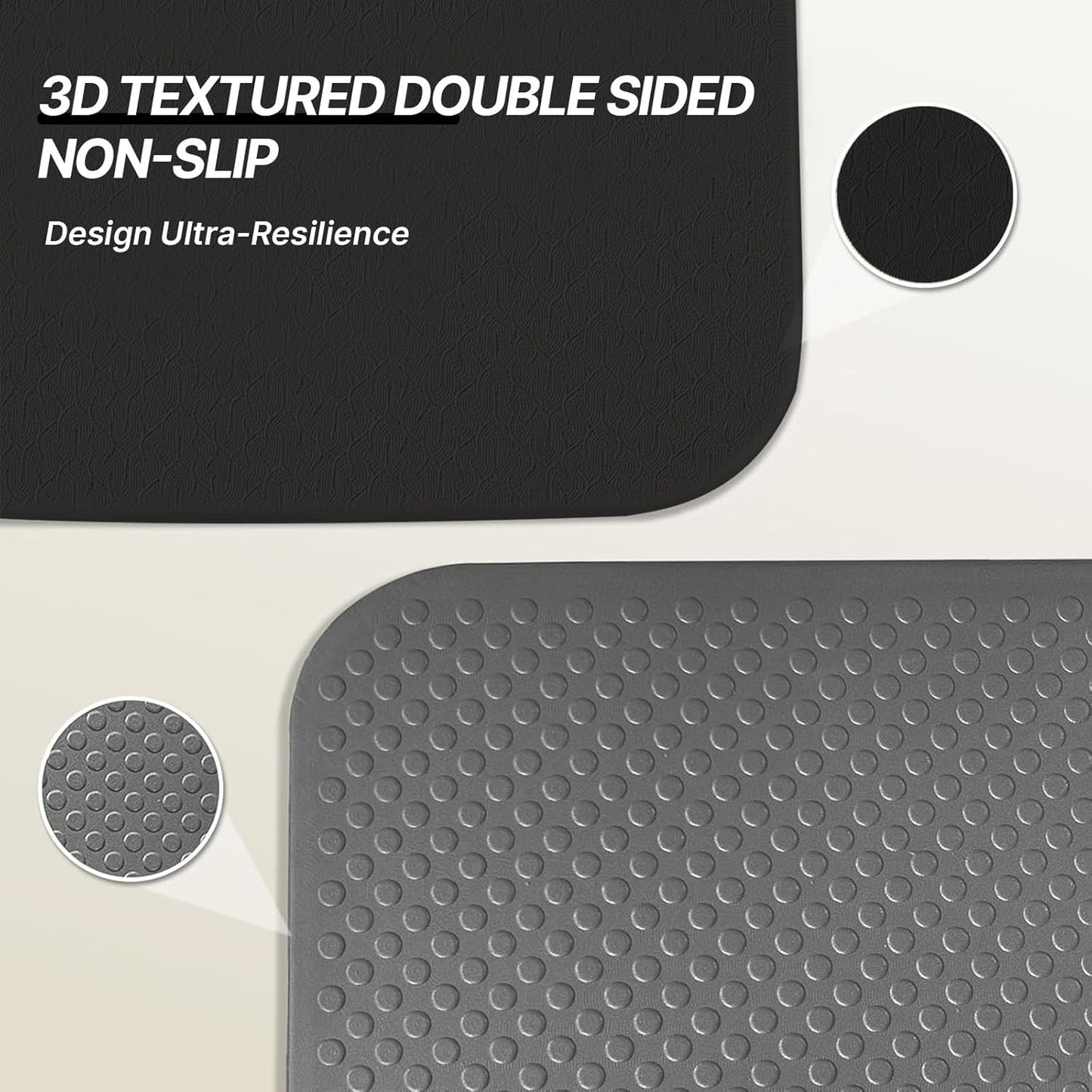 Foldable Exercise Pad Extra Thick 1.2" x 14" x 24" | POE Non-Toxic Multi-Functional Knee & Elbow Cushion for Push Up, Yoga, Pilates, Home & Gym Use for Adults & Kids