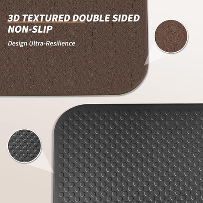 Foldable Exercise Pad Extra Thick 1.2" x 14" x 24" | POE Non-Toxic Multi-Functional Knee & Elbow Cushion for Push Up, Yoga, Pilates, Home & Gym Use for Adults & Kids