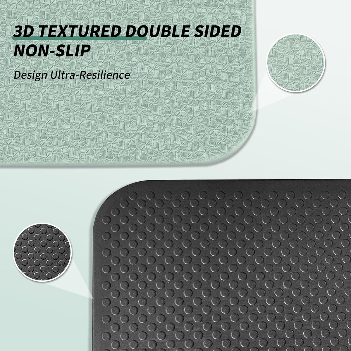 Foldable Exercise Pad Extra Thick 1.2" x 14" x 24" | POE Non-Toxic Multi-Functional Knee & Elbow Cushion for Push Up, Yoga, Pilates, Home & Gym Use for Adults & Kids