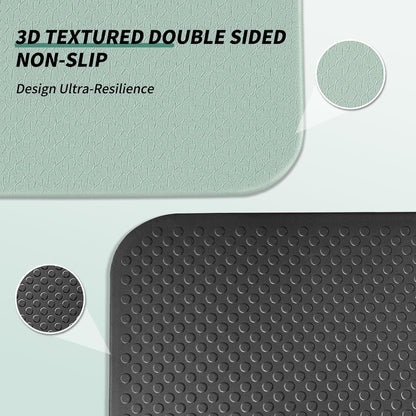 Foldable Exercise Pad Extra Thick 1.2" x 14" x 24" | POE Non-Toxic Multi-Functional Knee & Elbow Cushion for Push Up, Yoga, Pilates, Home & Gym Use for Adults & Kids