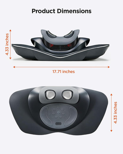 Medi Neck Multi-Functional Cervical Traction Device, Electric Stretcher with Dynamic Stretching, 3 Modes Electrotherapy & Hyperthermia to Relieve Cervical Pain, Easy to Use