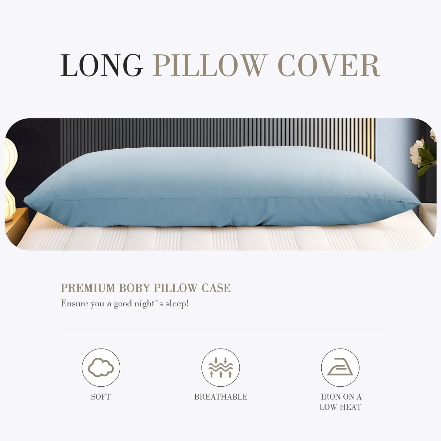 Cooling Queen Pillowcases Set of 2 Breathable Cool Silky Soft Rayon Derived from Bamboo Fabric, Moisture Wicking for Hot Sleepers, Hair and Skin Friendly, Dark Grey, 2 Pack, 20x30IN