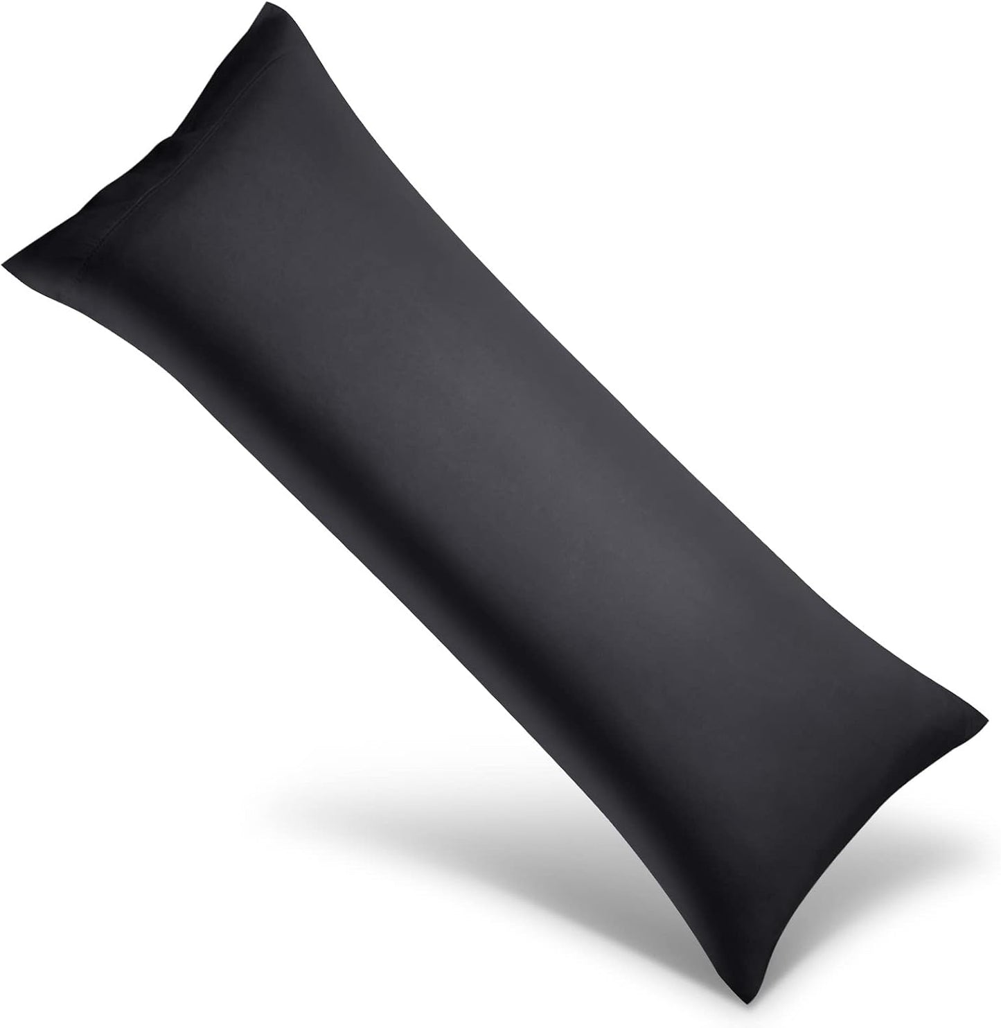 Cooling Queen Pillowcases Set of 2 Breathable Cool Silky Soft Rayon Derived from Bamboo Fabric, Moisture Wicking for Hot Sleepers, Hair and Skin Friendly, Dark Grey, 2 Pack, 20x30IN