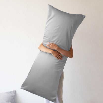 Cooling Queen Pillowcases Set of 2 Breathable Cool Silky Soft Rayon Derived from Bamboo Fabric, Moisture Wicking for Hot Sleepers, Hair and Skin Friendly, Dark Grey, 2 Pack, 20x30IN
