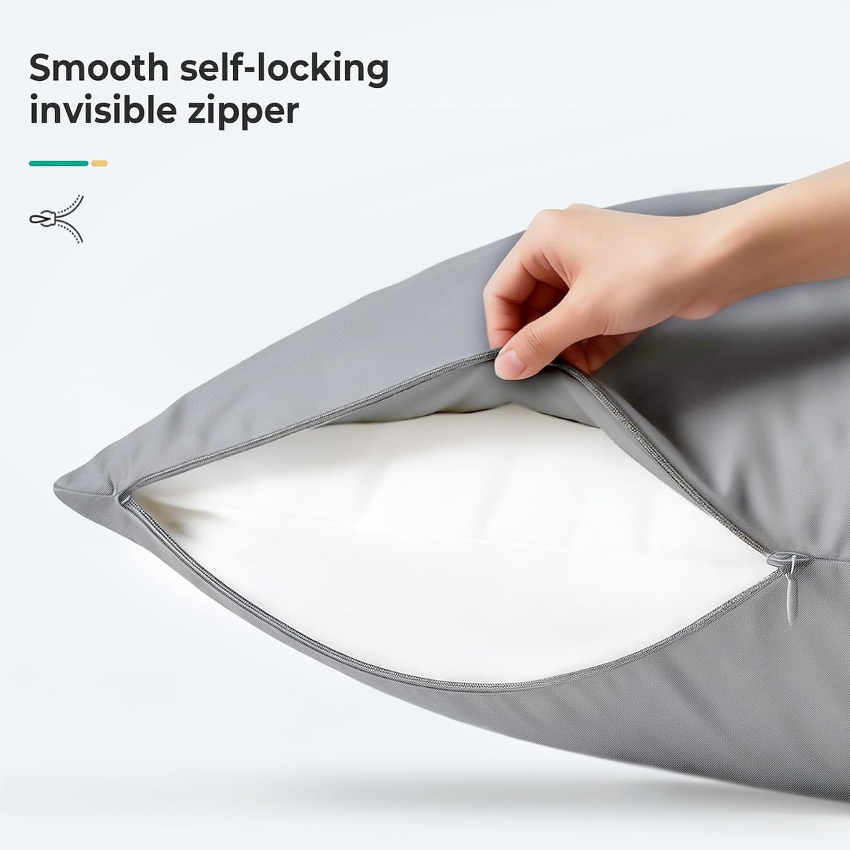 Cooling Queen Pillowcases Set of 2 Breathable Cool Silky Soft Rayon Derived from Bamboo Fabric, Moisture Wicking for Hot Sleepers, Hair and Skin Friendly, Dark Grey, 2 Pack, 20x30IN