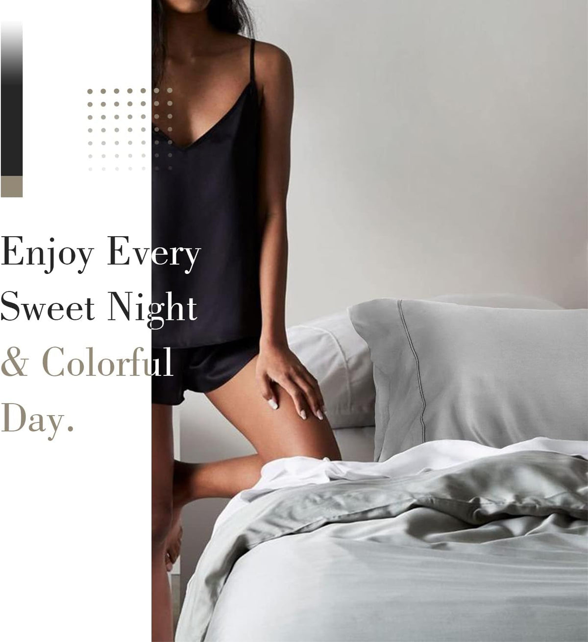 Cooling Queen Pillowcases Set of 2 Breathable Cool Silky Soft Rayon Derived from Bamboo Fabric, Moisture Wicking for Hot Sleepers, Hair and Skin Friendly, Dark Grey, 2 Pack, 20x30IN