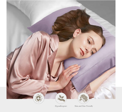 Cooling Queen Pillowcases Set of 2 Breathable Cool Silky Soft Rayon Derived from Bamboo Fabric, Moisture Wicking for Hot Sleepers, Hair and Skin Friendly, Dark Grey, 2 Pack, 20x30IN