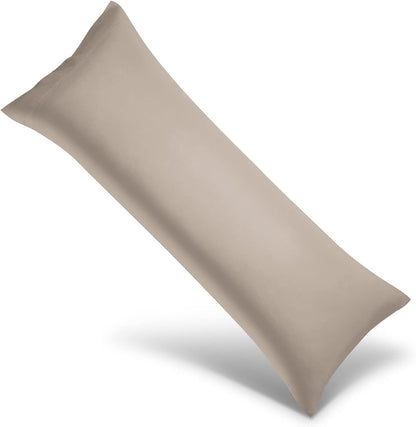 Cooling Queen Pillowcases Set of 2 Breathable Cool Silky Soft Rayon Derived from Bamboo Fabric, Moisture Wicking for Hot Sleepers, Hair and Skin Friendly, Dark Grey, 2 Pack, 20x30IN