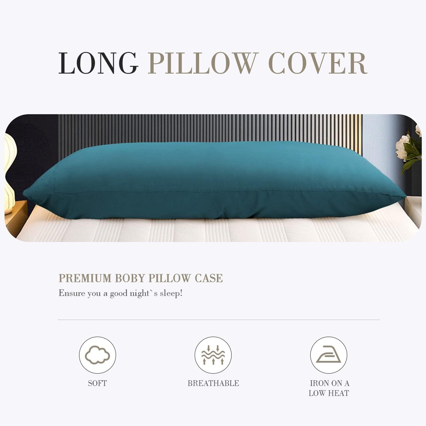 Cooling Queen Pillowcases Set of 2 Breathable Cool Silky Soft Rayon Derived from Bamboo Fabric, Moisture Wicking for Hot Sleepers, Hair and Skin Friendly, Dark Grey, 2 Pack, 20x30IN