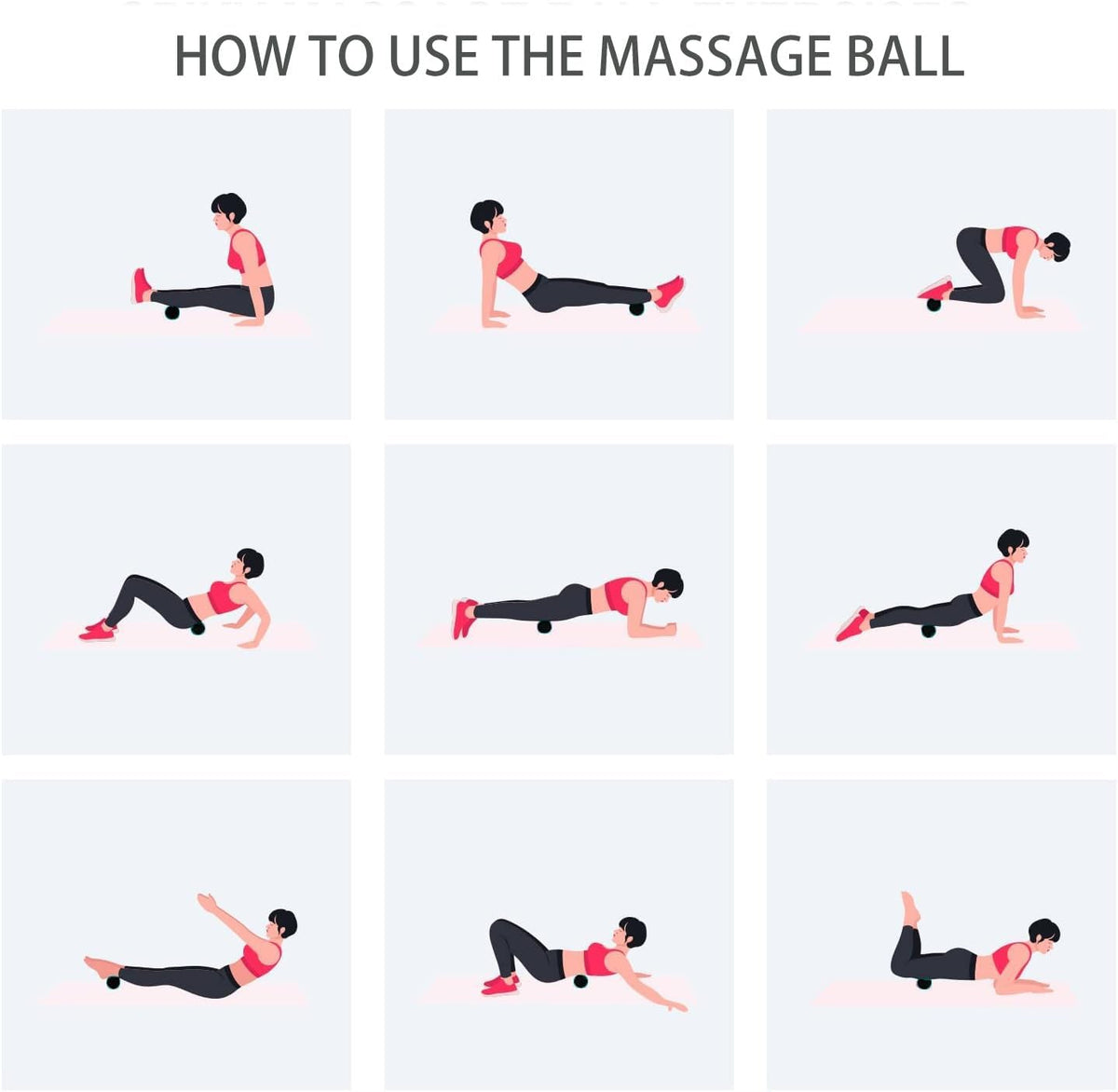 Hard Peanut Massage Ball, Double Lacrosse Massage Ball. Deep Tissue Massage Roller Mobility Ball for Physical Therapy Myofascial Release Muscle Relaxer Acupoint Massage (Blue)