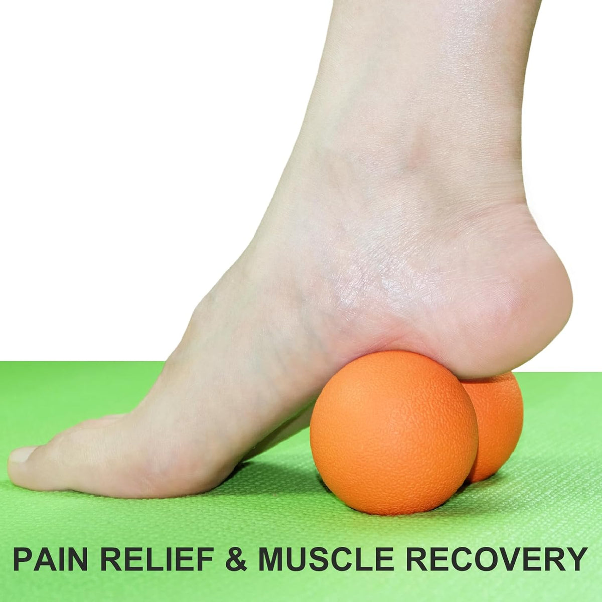 Hard Peanut Massage Ball, Double Lacrosse Massage Ball. Deep Tissue Massage Roller Mobility Ball for Physical Therapy Myofascial Release Muscle Relaxer Acupoint Massage (Blue)