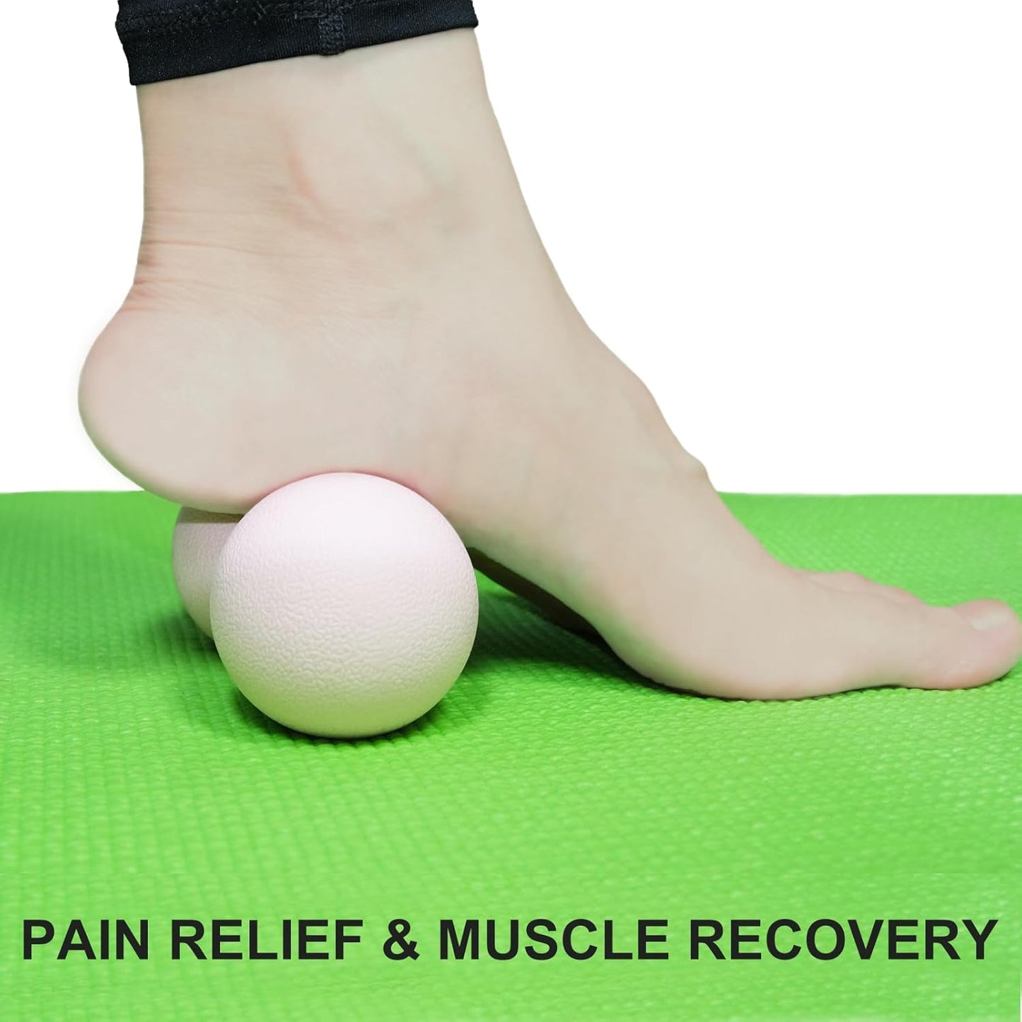 Hard Peanut Massage Ball, Double Lacrosse Massage Ball. Deep Tissue Massage Roller Mobility Ball for Physical Therapy Myofascial Release Muscle Relaxer Acupoint Massage (Blue)