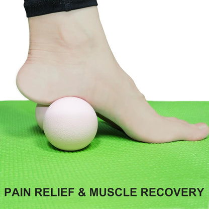 Hard Peanut Massage Ball, Double Lacrosse Massage Ball. Deep Tissue Massage Roller Mobility Ball for Physical Therapy Myofascial Release Muscle Relaxer Acupoint Massage (Blue)