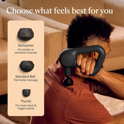 Therabody Relief Massage Gun | for Daily Comfort | 3-Speed | Navy