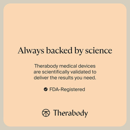Therabody Relief Massage Gun | for Daily Comfort | 3-Speed | Navy