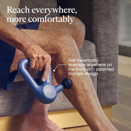 Therabody Relief Massage Gun | for Daily Comfort | 3-Speed | Navy