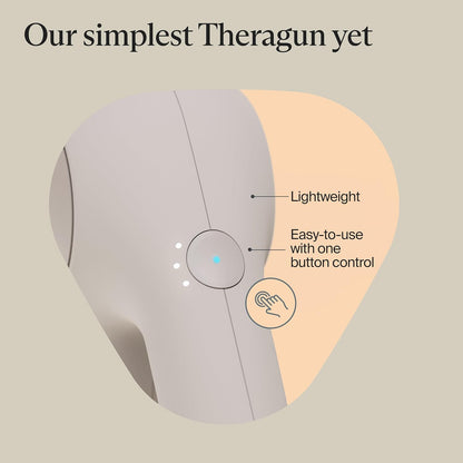 Therabody Relief Massage Gun | for Daily Comfort | 3-Speed | Navy
