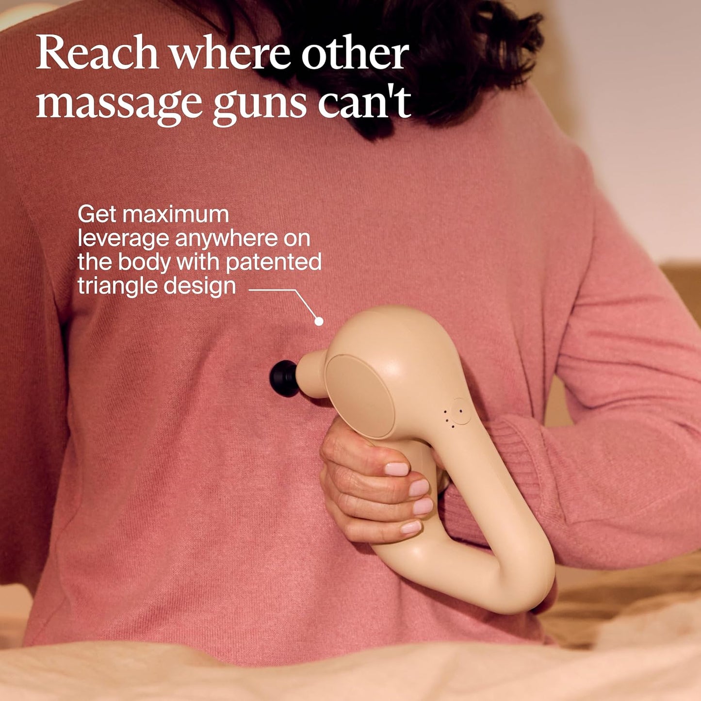 Therabody Relief Massage Gun | for Daily Comfort | 3-Speed | Navy