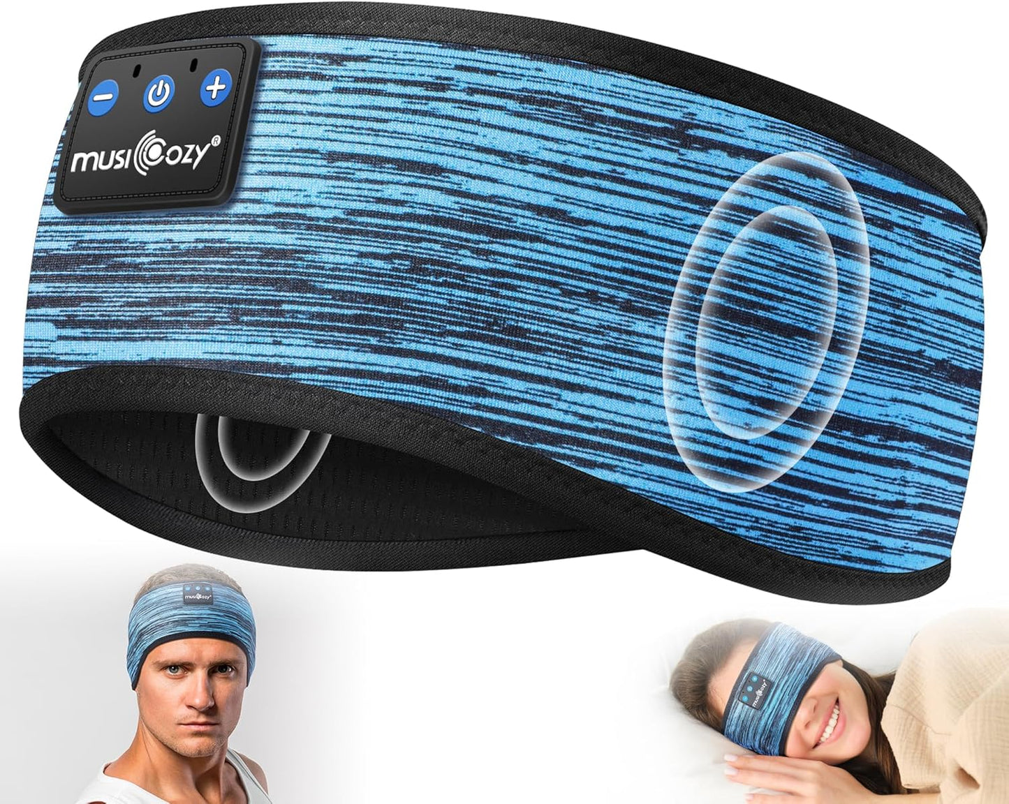 Sleep Headphones Bluetooth Headband Headphones for Side Sleepers