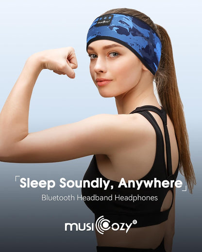 Sleep Headphones Bluetooth Headband Headphones for Side Sleepers