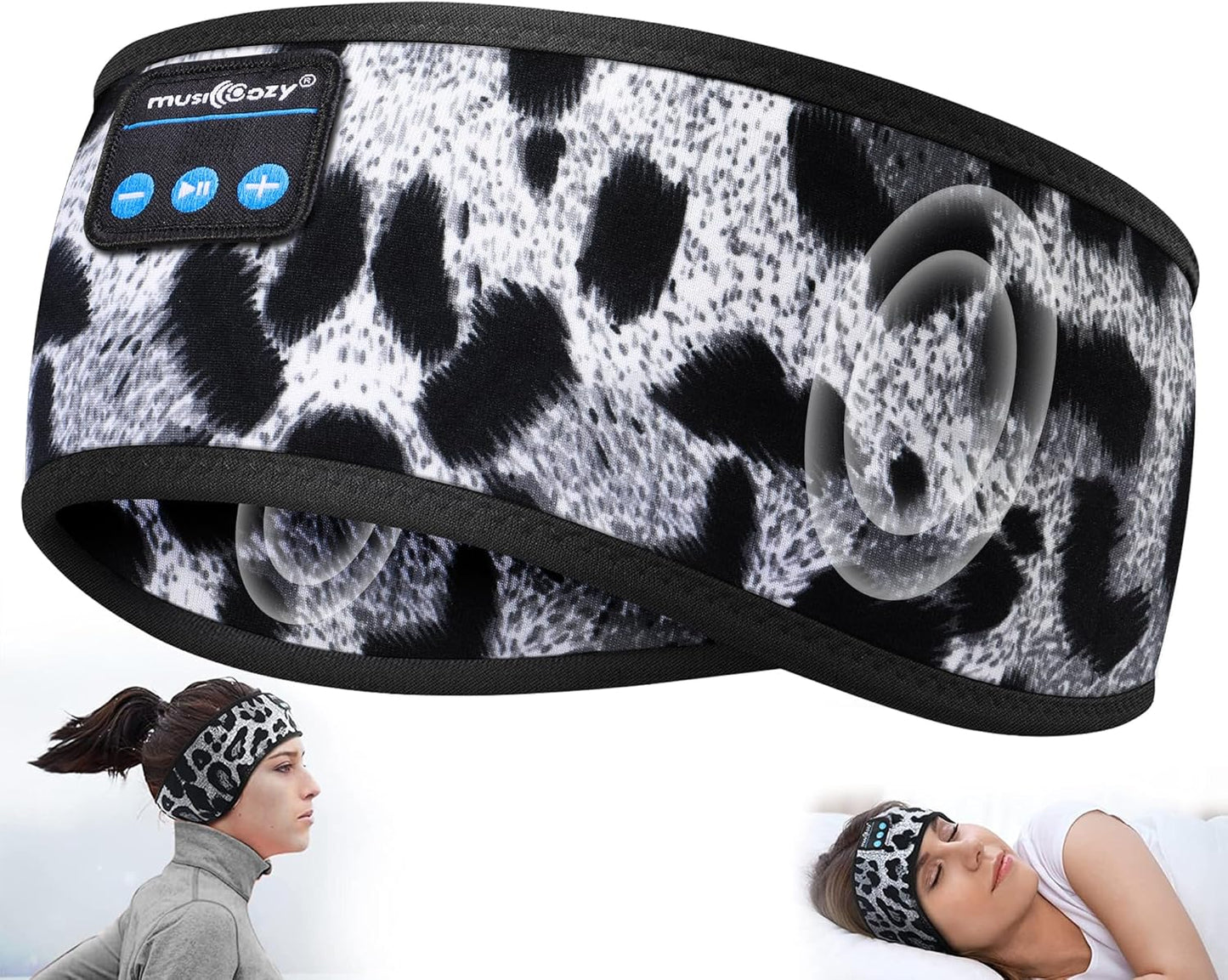 Sleep Headphones Bluetooth Headband Headphones for Side Sleepers
