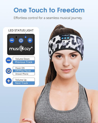 Sleep Headphones Bluetooth Headband Headphones for Side Sleepers