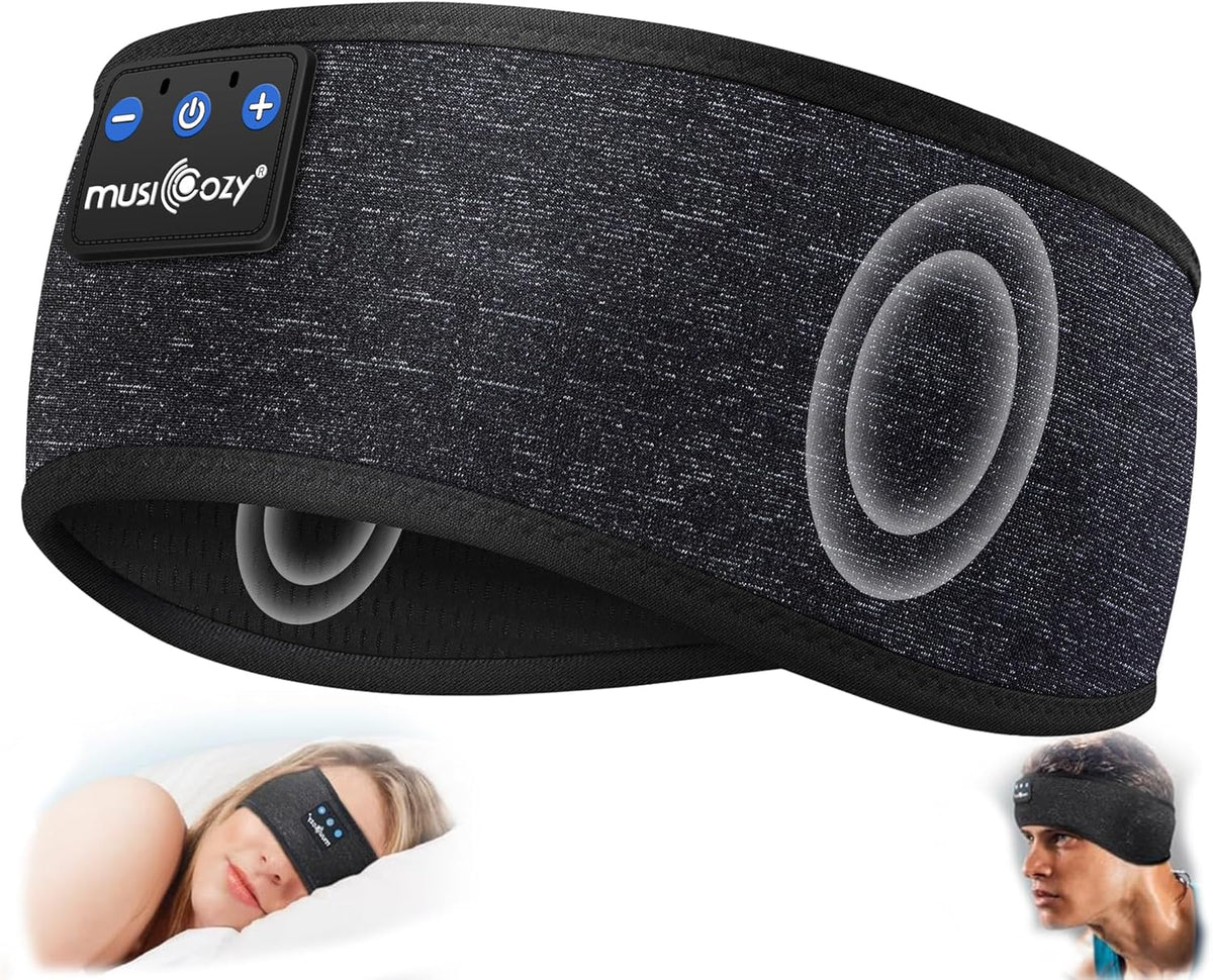 Sleep Headphones Bluetooth Headband Headphones for Side Sleepers