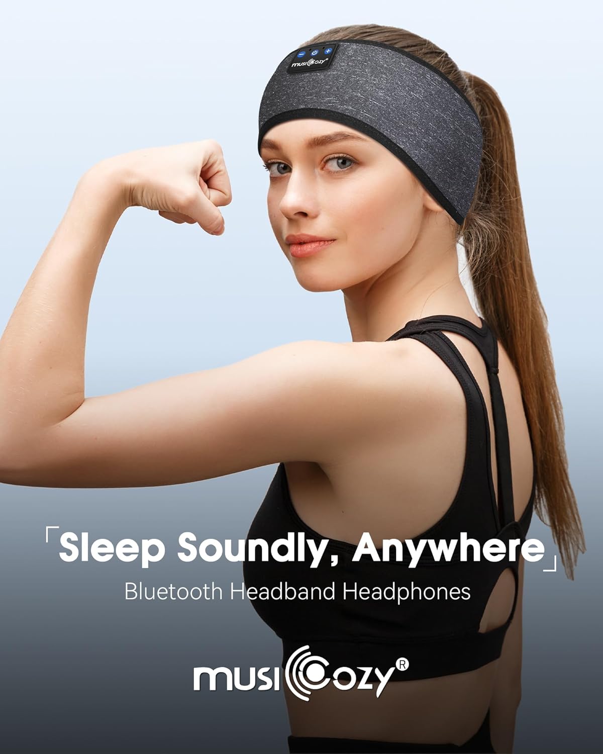 Sleep Headphones Bluetooth Headband Headphones for Side Sleepers