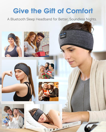 Sleep Headphones Bluetooth Headband Headphones for Side Sleepers