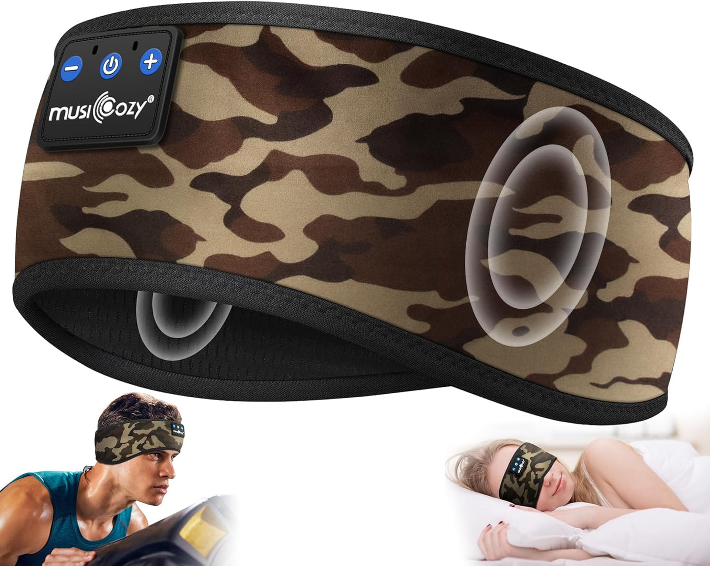 Sleep Headphones Bluetooth Headband Headphones for Side Sleepers
