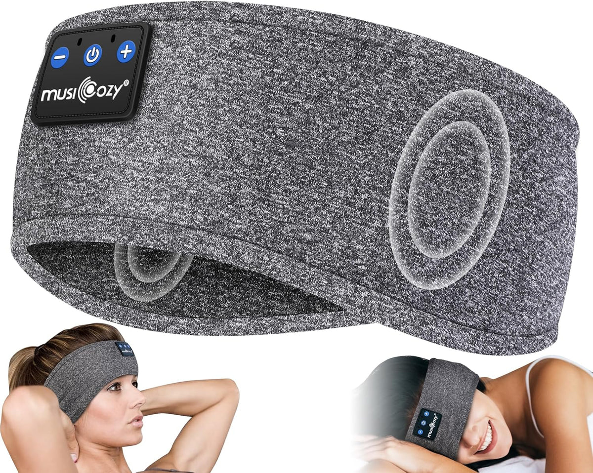 Sleep Headphones Bluetooth Headband Headphones for Side Sleepers