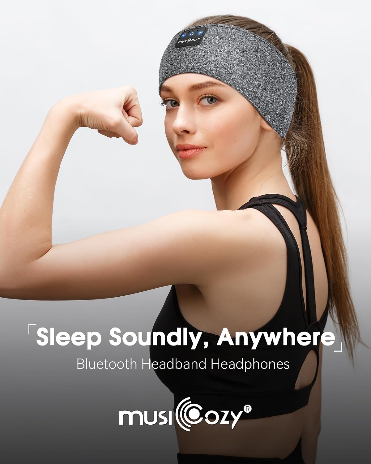 Sleep Headphones Bluetooth Headband Headphones for Side Sleepers